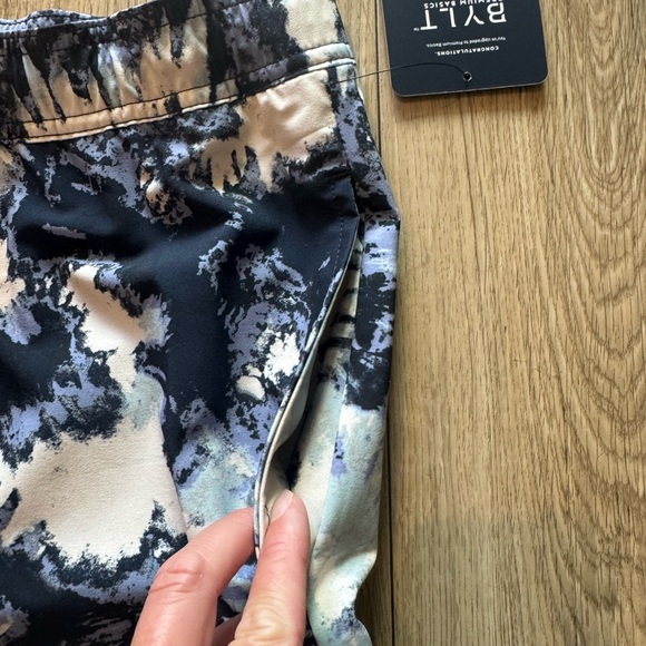 Bylt Custom Basics Men's Blue Tie-Dye Swim Shorts - Picture 2 of 8